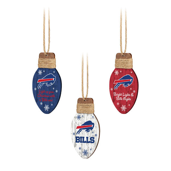 Item 143260 Buffalo Bills Holiday Light Ornament