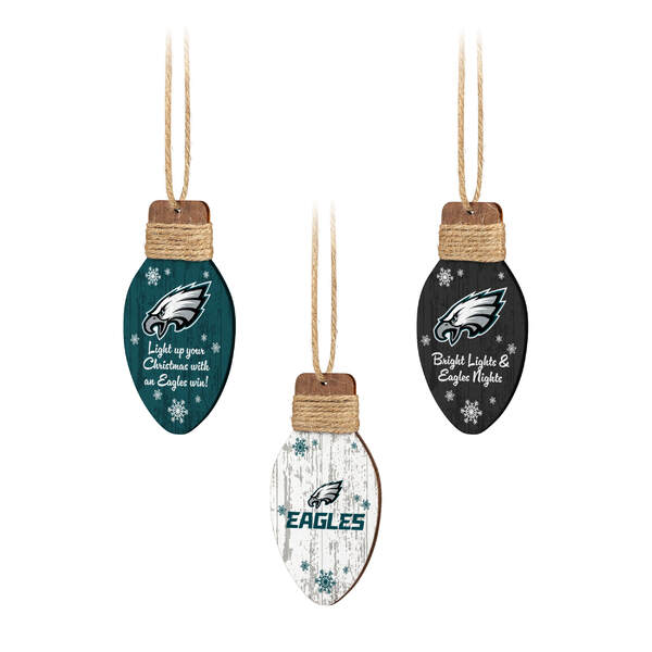 Item 143267 Philadelphia Eagles Holiday Light Ornament