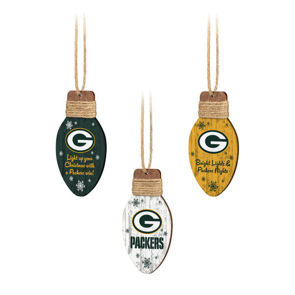 Item 143270 Green Bay Packers Holiday Light Ornament