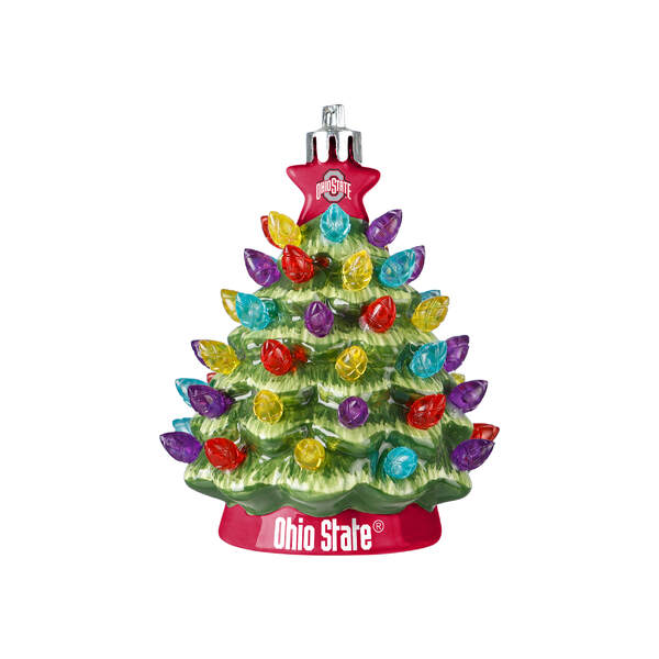 Item 143274 Ohio State Ceramic Tree Ornament
