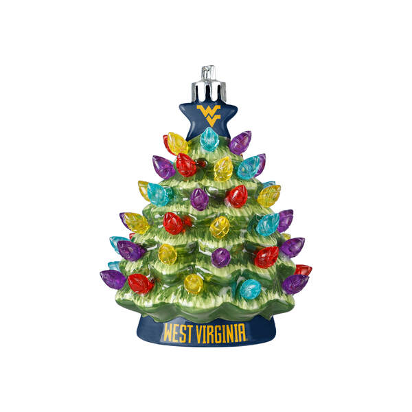 Item 143276 West Va Ceramic Tree Ornament