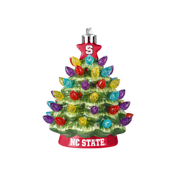 Item 143279 NC State Ceramic Tree Ornament