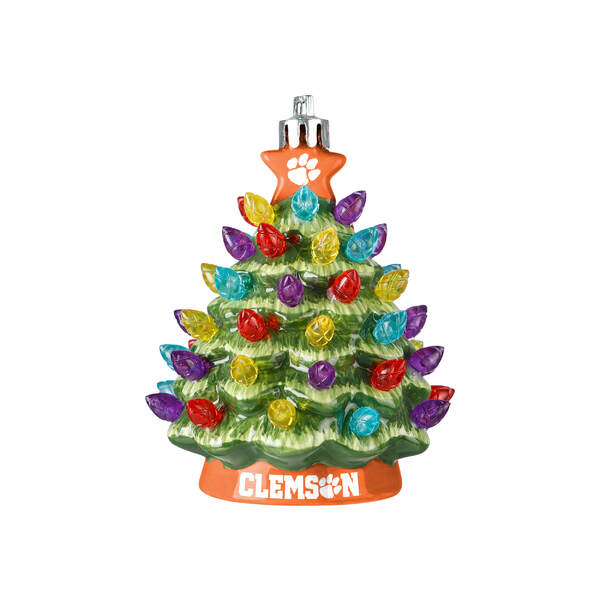Item 143282 Clemson Ceramic Tree Ornament