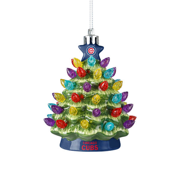 Item 143299 Chicago Cubs Ceramic Tree Ornament