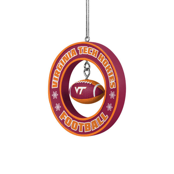 Item 143323 VA Tech Floating Football Ornament