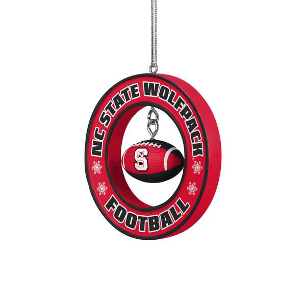 Item 143326 NC State Floating Football Ornament