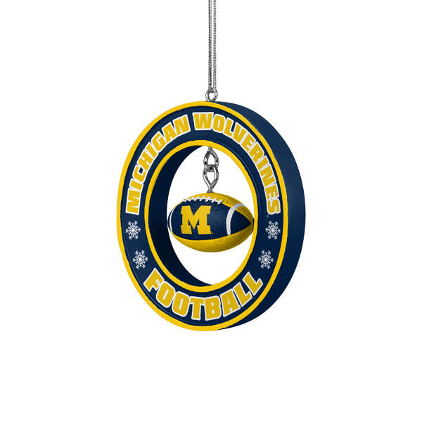 Item 143333 Michigan Floating Football Ornament