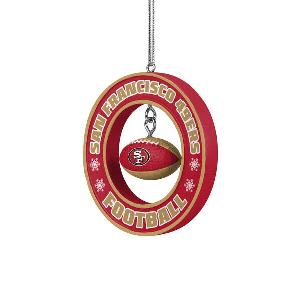 Item 143373 San Fran 49ers Floating Football Ornament