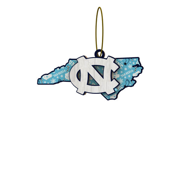 Item 143387 UNC Wood State Ornament