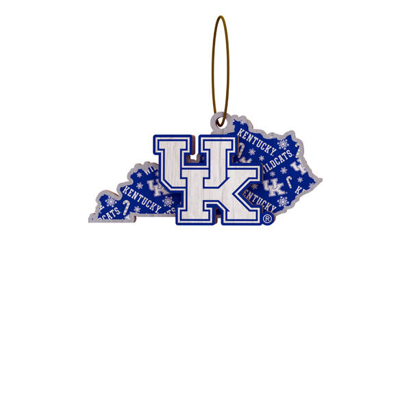 Item 143398 Kentucky Wood State Ornament
