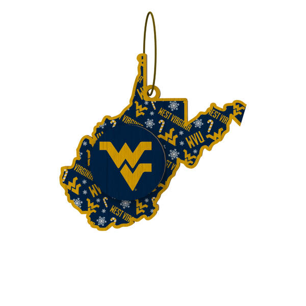 Item 143405 West VA Wood State Ornament