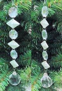 Item 147021 Crystal Dangle Drop Ornament