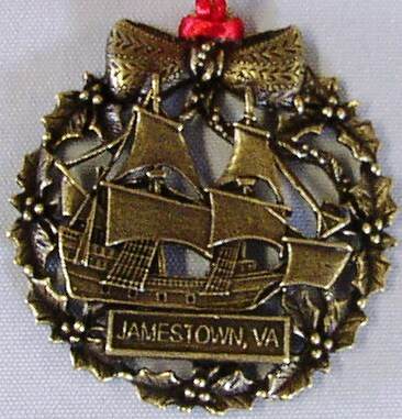 Item 152057 Jamestown Ship Ornament