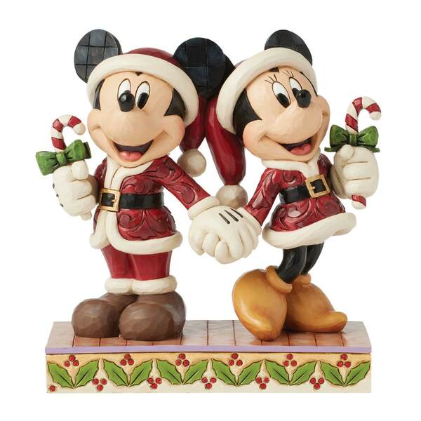 Item 156098 Mickey And Minnie Candy Canes Figure