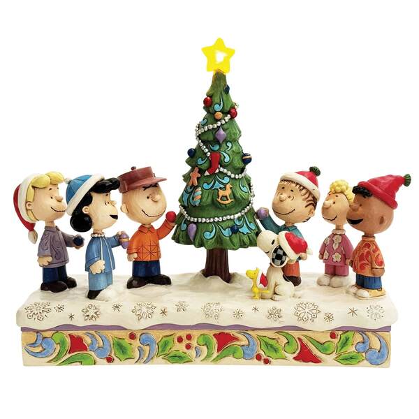 Item 156110 Peanuts Gang Decorating Tree Figure