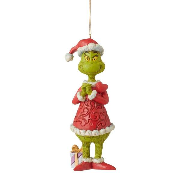 Item 156225 Grinch With Large Heart Ornament