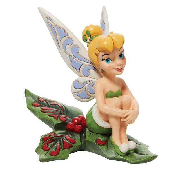 Item 156299 Tinkerbell Sitting On Holly
