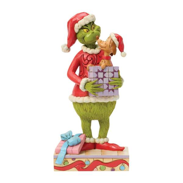 Item 156314 Grinch Holding Gift With Max Figure