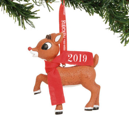 Item 156316 Rudolph 2019 Dated Ornament