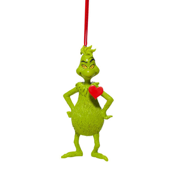 Item 156332 Grinch With Heart Ornament