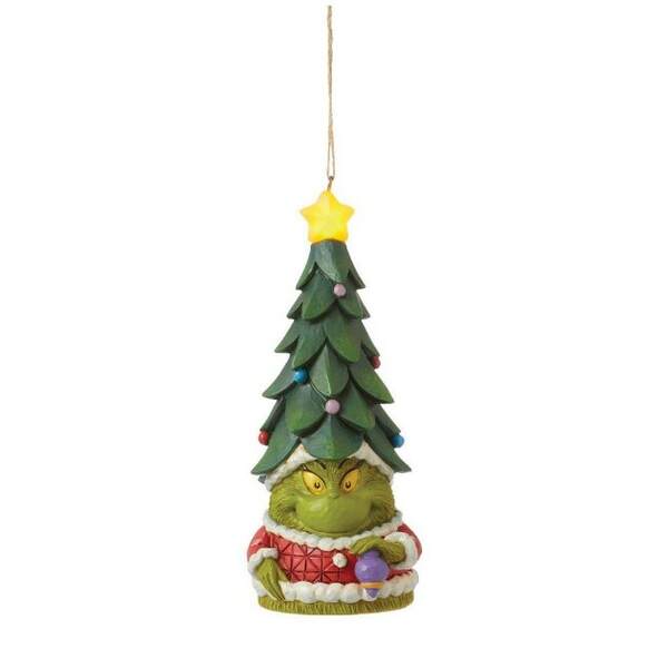 Item 156393 Grinch Gnome With Tree Hat Ornament