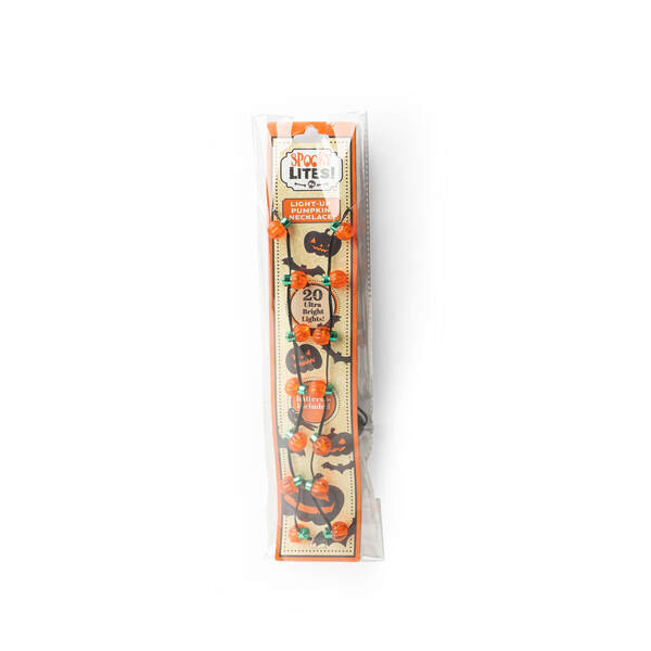 Item 164042 Light Up Pumpkin Necklace