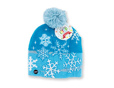 Item 164107 Flashing Snowflake Knit Hat