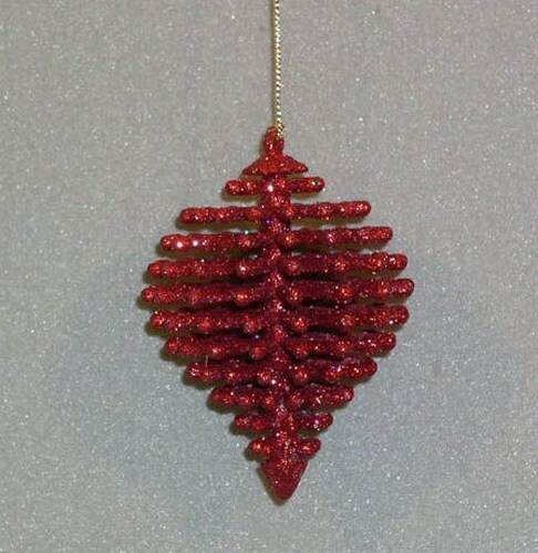 Item 170242 Red Spindle Ornament