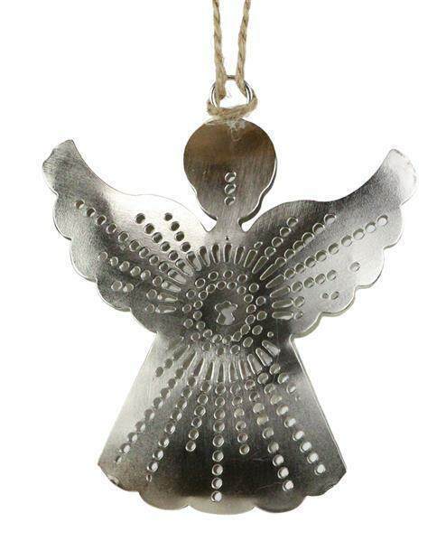 Item 171015 Iron Cut Out Angel Ornament