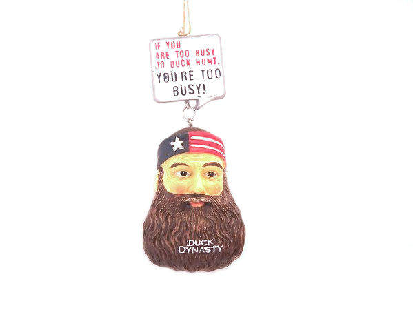 Item 176003 Willie Head With Saying Ornament