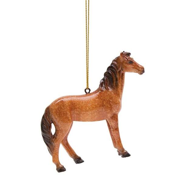 Item 177005 Brown Horse Ornament