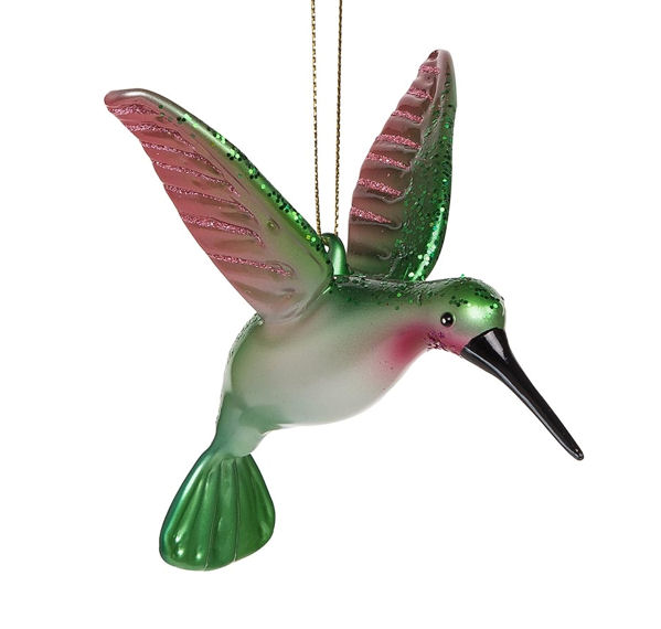 Item 177063 Hummingbird Glitter Ornament