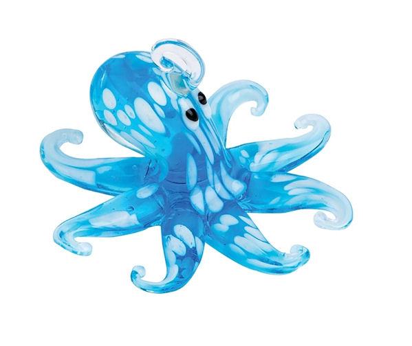 Item 177137 Blue Octopus Ornament