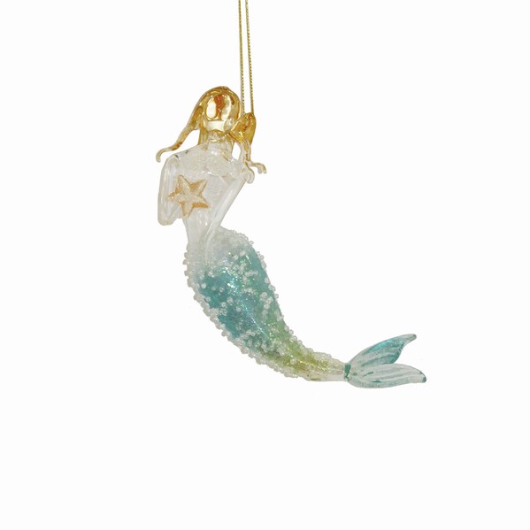 Item 177371 Seafoam Glitter Mermaid Ornament
