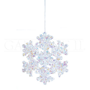 Item 177807 Icy Glitter Snowflake Ornament