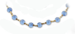 Item 186037 Blue Crystal Drop Ornament