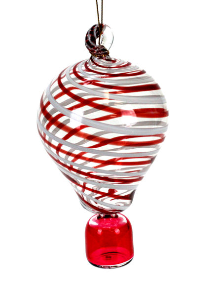 Item 186039 Ms Red & White Stripe Ornament