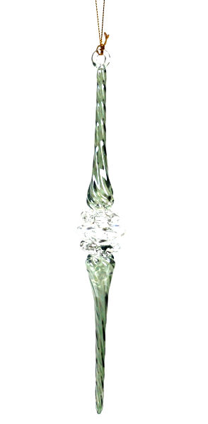 Item 186072 Green Ms Fancy Icicle Ornament