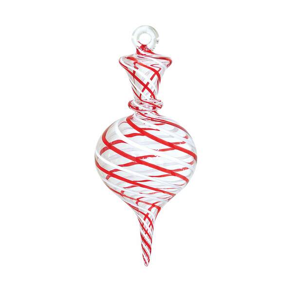 Item 186209 Red And White Crown Ornament
