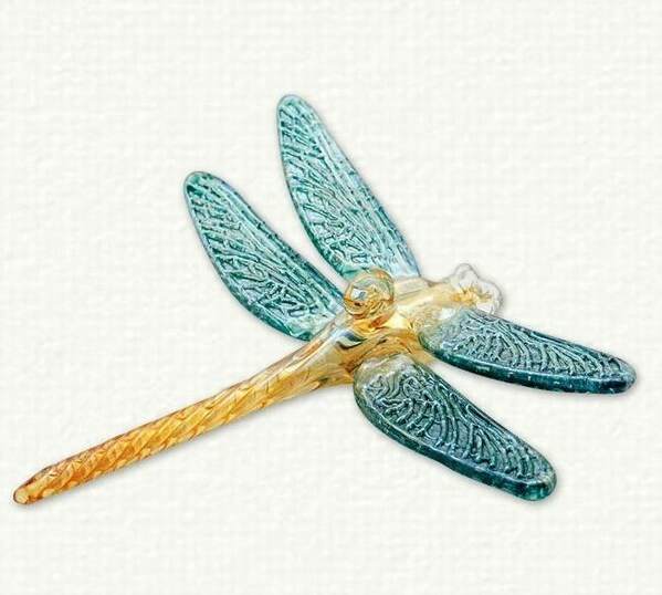 Item 186337 Green & Yellow Dragonfly Ornament