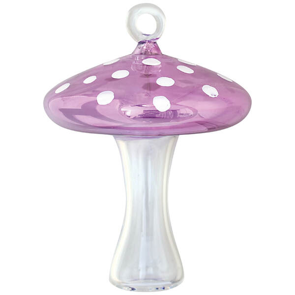 Item 186347 Small Purple Mushroom Ornament