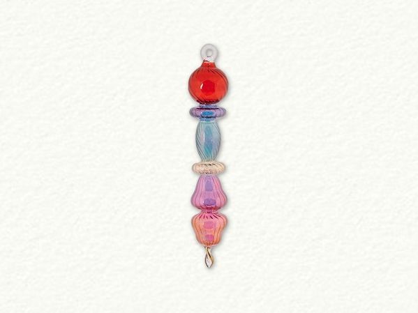 Item 186415 Multicolor Various Shapes Icicle Ornament