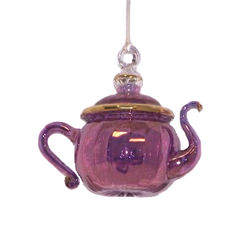 Item 186461 Small Purple Teapot Ornament