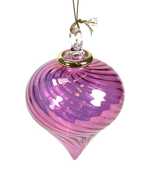 Item 186877 Purple Swirl Kismet Ornament
