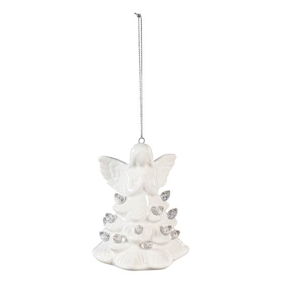 Item 191186 Ceramic Angel Tree Ornament