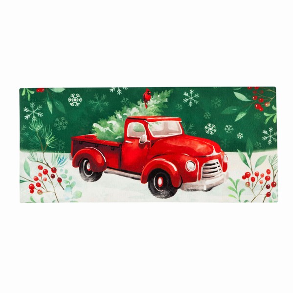 Item 191361 Christmas Heritage Red Truck Switch Mat