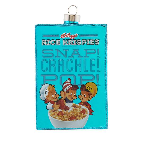 Item 195009 Rice Krispies Vintage Cereal Box Ornament