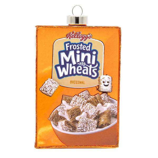 Item 195012 Kelloggs Frosted Mini Wheats Cereal Box Ornament