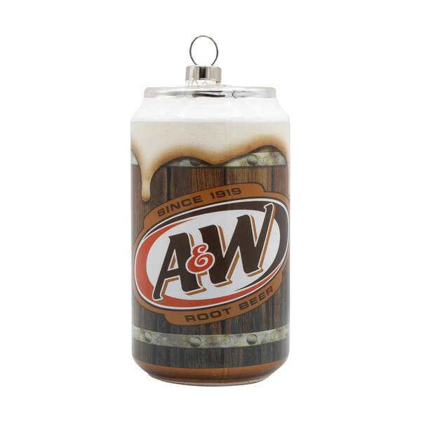 Item 195020 A&W Root Beer Soda Can Ornament