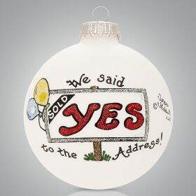 Item 202060 Yes To The Address Ornament